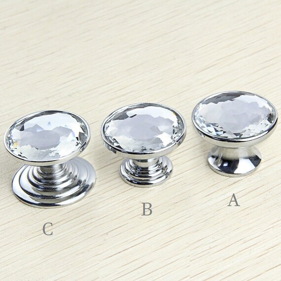 Small Glass Knobs Crystal Dresser Knobs Handles Drawer Knobs