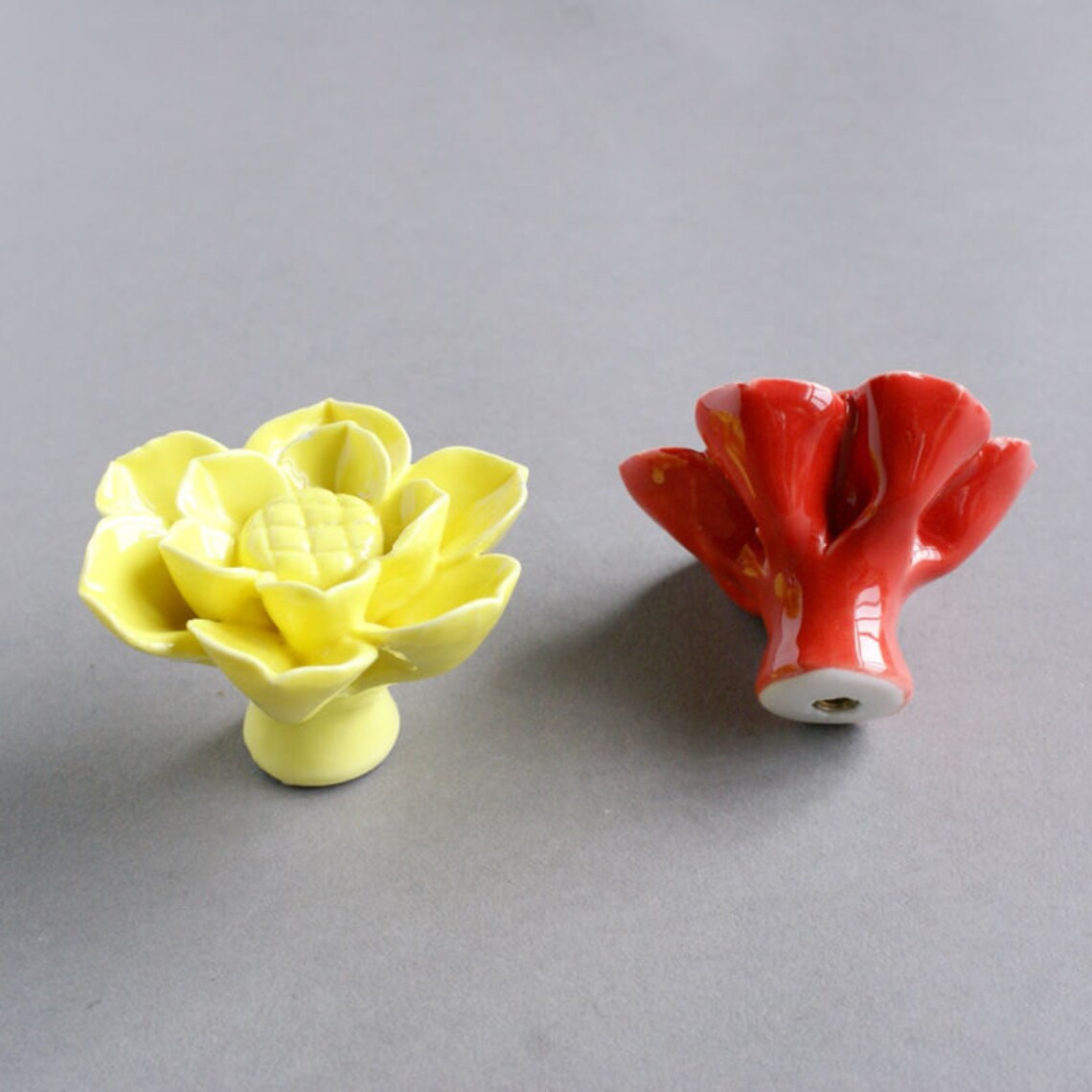 Flower Dresser Knobs Handles Drawer Knobs Pulls Handles Etsy