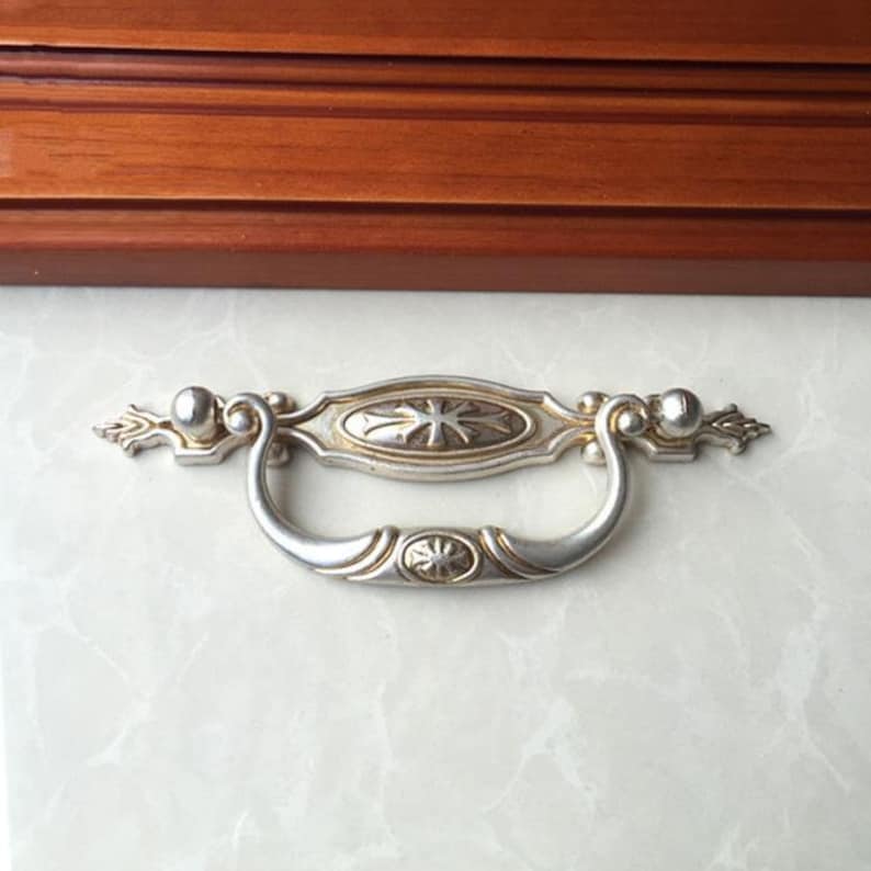 Shabby Chic Dresser Pulls Handles Drawer Pull Handles Knob Etsy
