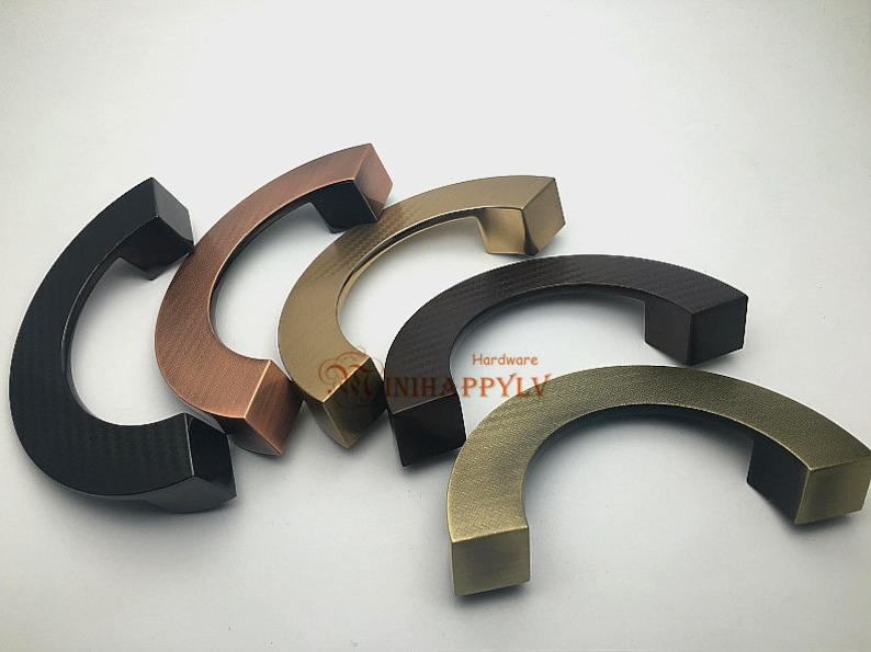 3.78 5 Drawer Pulls Handles Semicircle Handles Dresser Pull Handles Semicircular Cabinet Door Pull Handles Knobs Furniture Hardware Handle