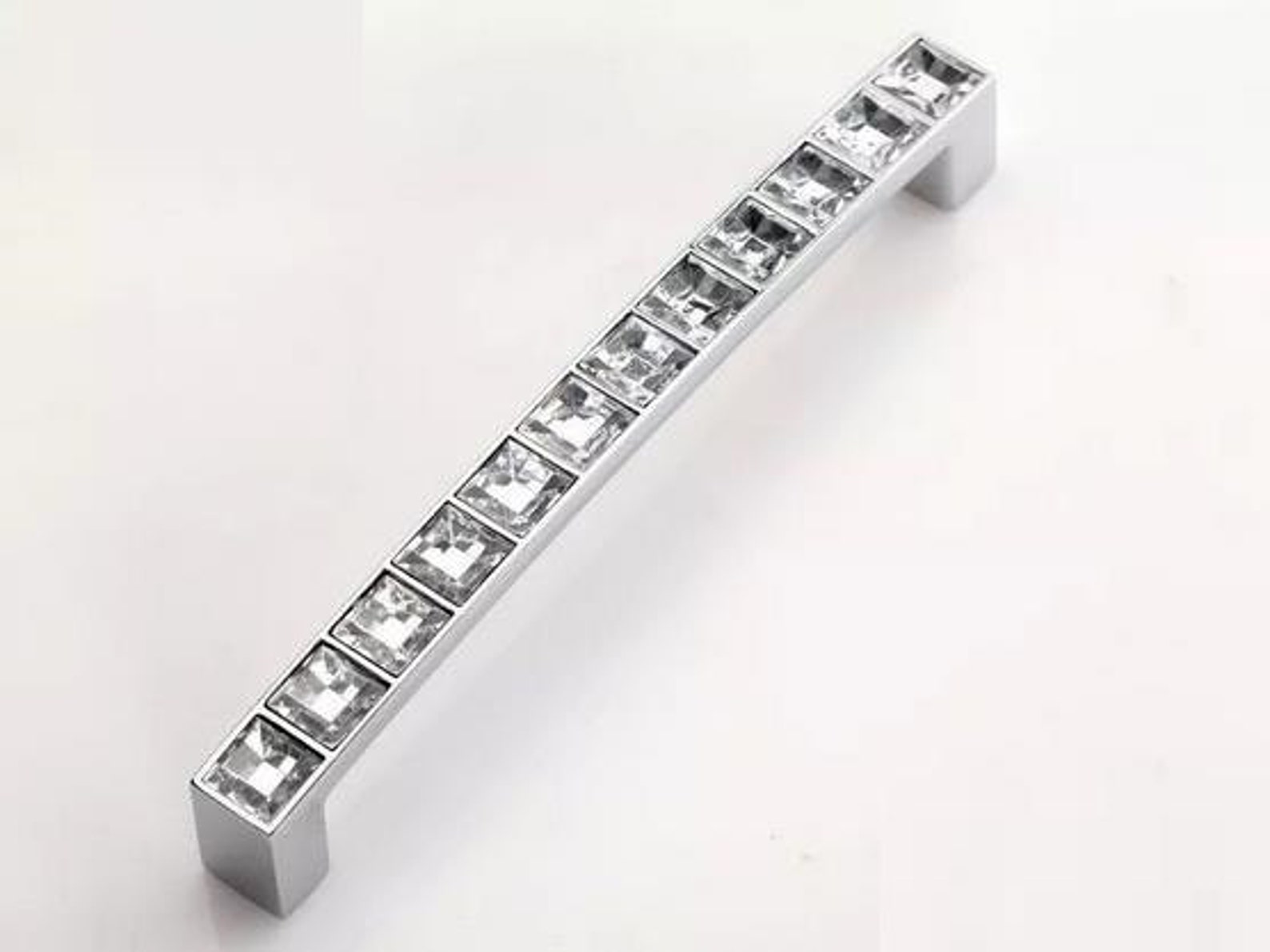 Dresser Pulls Glass Crystal Look Drawer Pull Handles Etsy