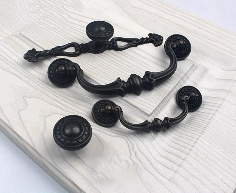 Dresser Knobs Pulls Bail Drop Pulls Drawer Knobs Pull Handles Etsy