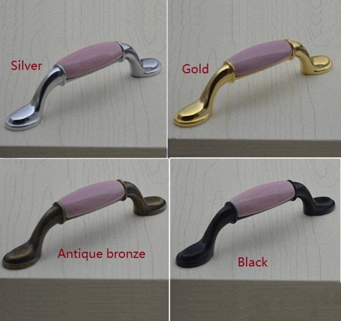 33.78pink Knobs Pulls Dresser Knobs Pulls Handles Etsy