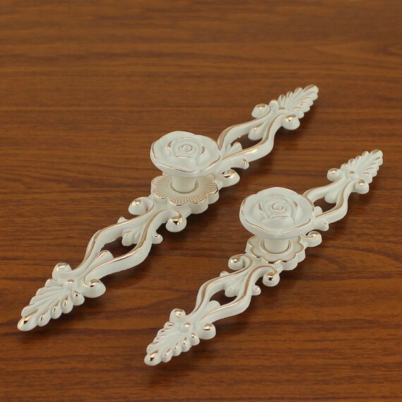 Large Dresser Knob Handle Drawer Pulls Knobs Handles Ivory Etsy