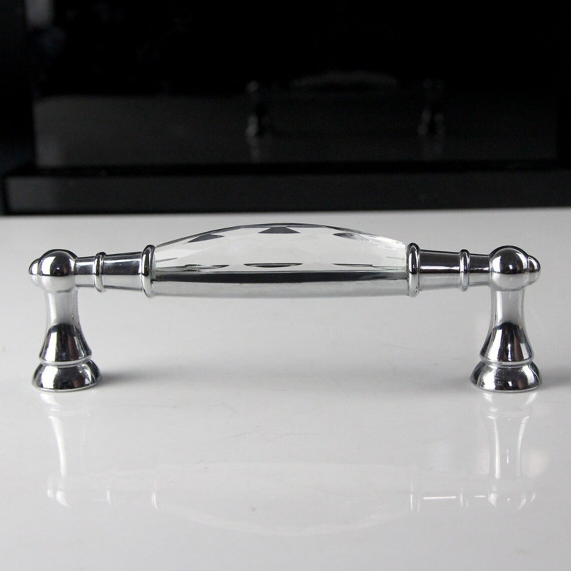 Crystal Drawer Pulls Handles Glass Dresser Handles Pull Etsy