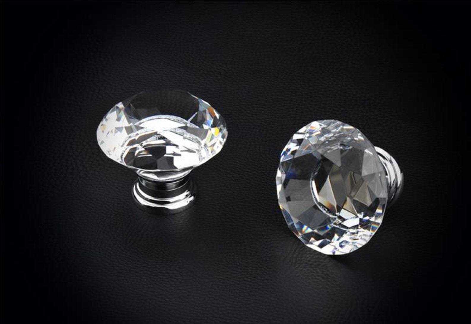 Glass Knobs Crystal Dresser Knob Handle Drawer Knobs Pulls Etsy