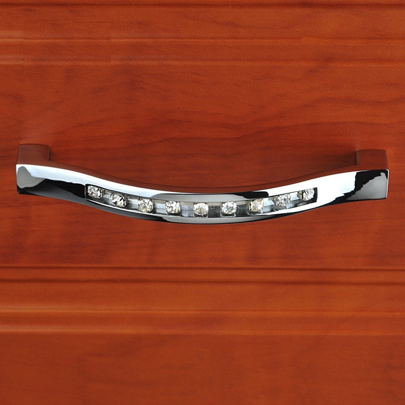 Crystal Dresser Drawer Pulls Handles Glass Knob Handle Etsy