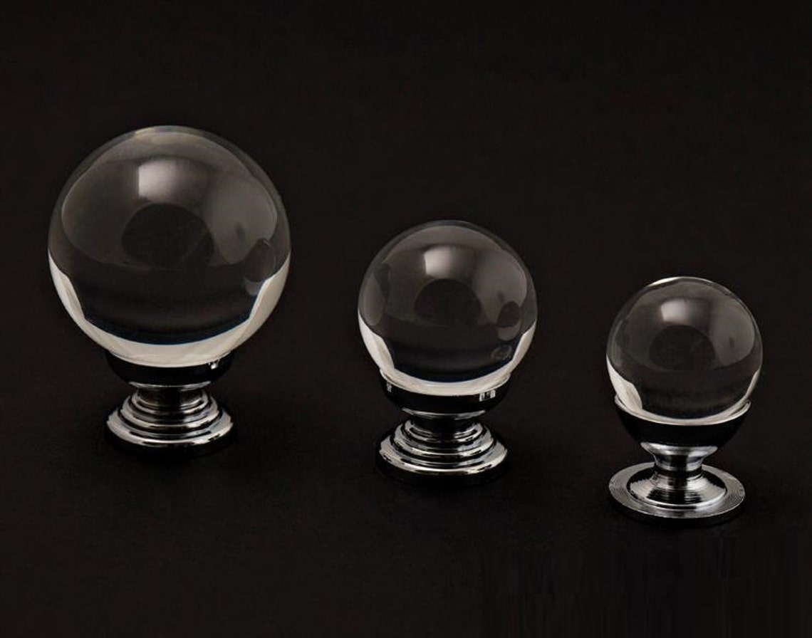 Glass Knobs Crystal Knob Handles Drawer Knobs Dresser Pulls Etsy