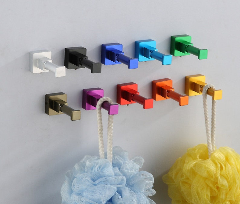 Colorful Hooks Decorative Hooks / Wall Hooks Coat Hangers Wall Etsy