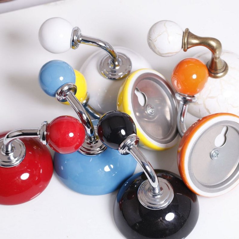 Bathroom Hooks Decorative Hooks Kitchen Wall Hooks Ceramic
