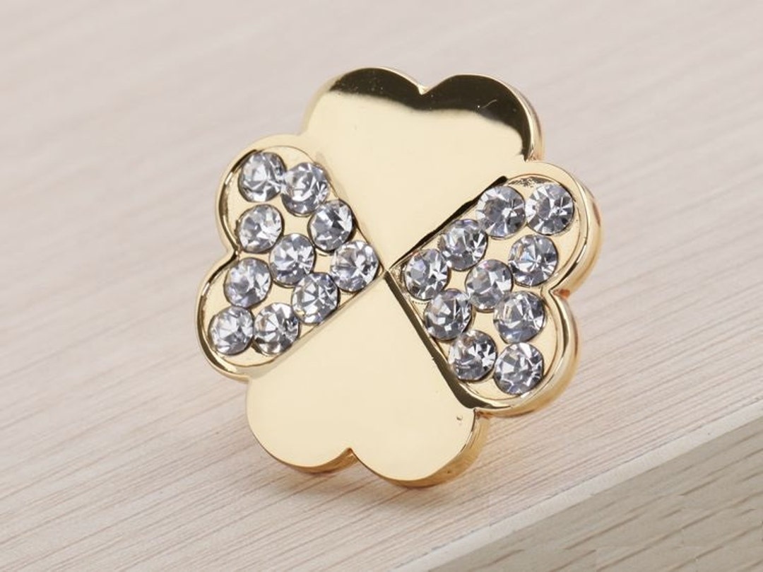 Gold Crystal Knobs Glass Dresser Knob Handle Drawer Pull Etsy