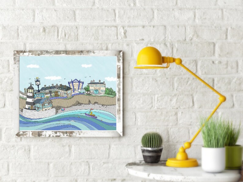 Trio of Art Prints Sights of Seaham Historic Hartlepool Etsy