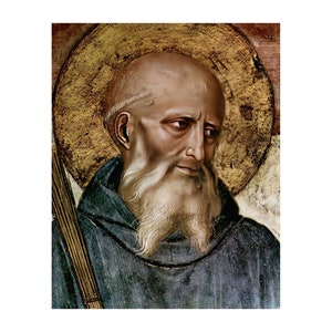 8 &quot;x10&quot; DIGITALE St Benedict Katholieke Saint Frangelico DIY Poster Digitale Afdrukbare Foto