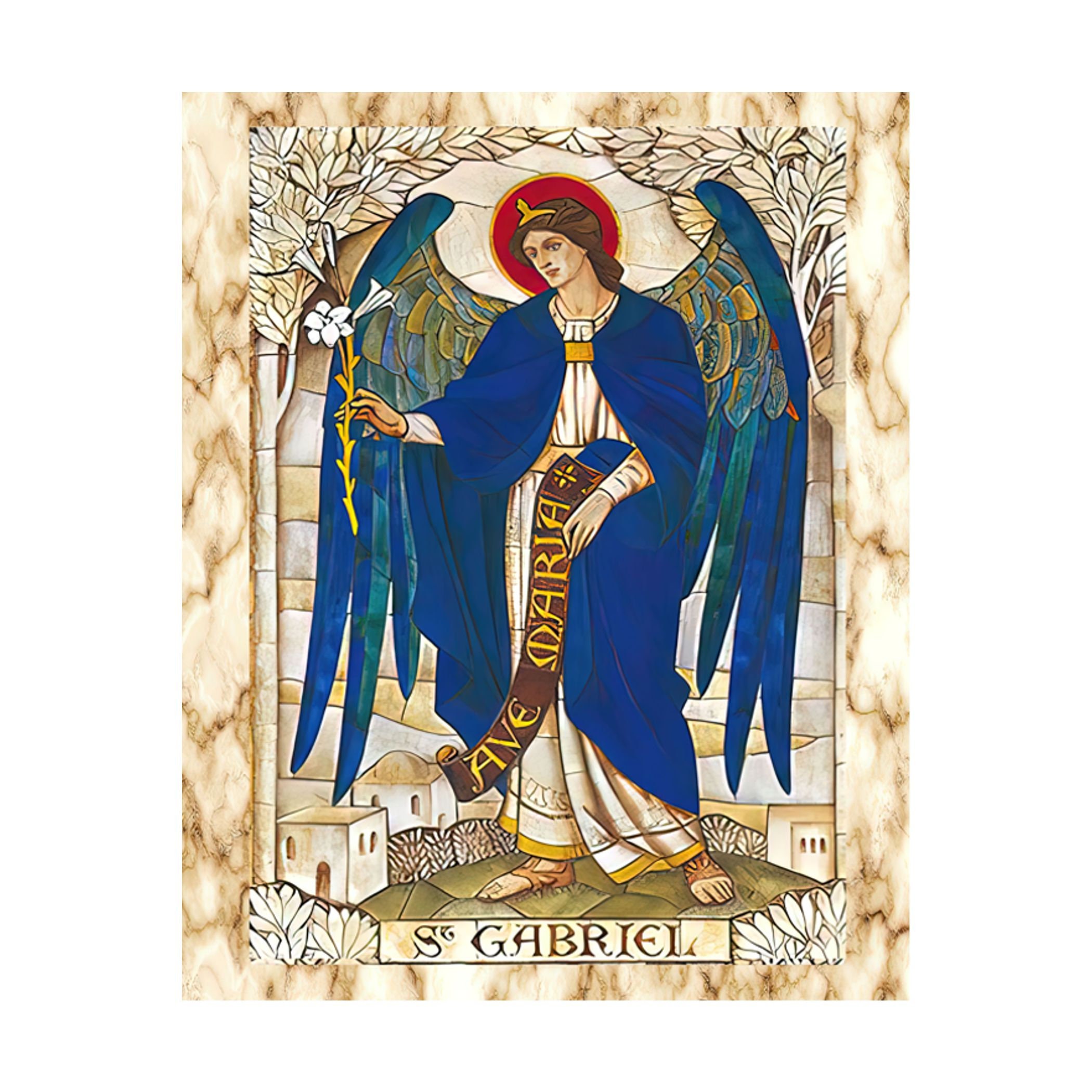 157495 Archangel Gabriel Wall Print Poster