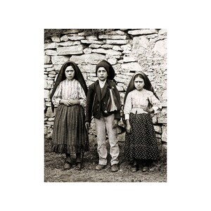 16&quot;x20&quot; DIY DIGITAL DOWNLOAD Our Lady of Fatima Lucia Dos Santos Francisco & Jacinta Marto Printable Image