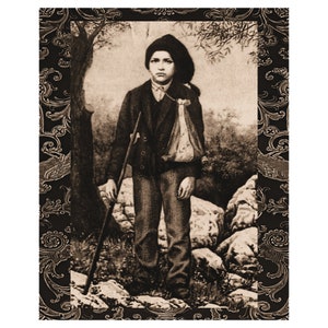 8&quot;x10&quot; DIY DIGITAL DOWNLOAD Our Lady of Fatima Francisco Marto Digital Print Yourself Image