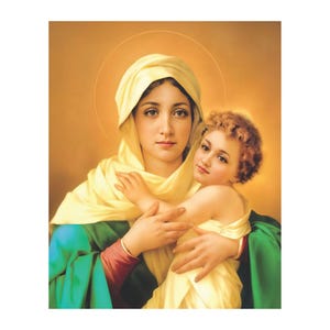 Virgen del Refugio Nuestra Señora, Luigi Crosio imagen digital, para imprimir