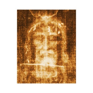 uno 8"x10" e uno 5"x7" DOWNLOAD DIGITALE La Sindone di Torino Volto di Gesù Santo Cattolico Immagine stampabile