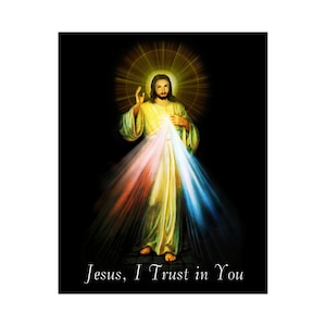 8&quot;x10&quot; DIY DIGITAL DOWNLOAD Jesus Divine Mercy images Printable