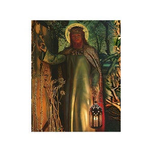 3 DIGITAL Downloads one 8&quot;x10&quot; 3&quot;x5&quot; and one A4 Jesus Knocking Light of the World Holman Printable
