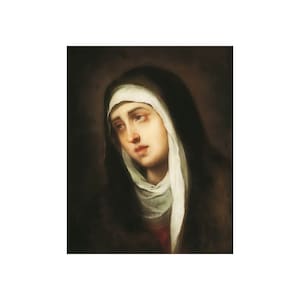 Our Lady of Sorrows Virgin Mary Picture Poster