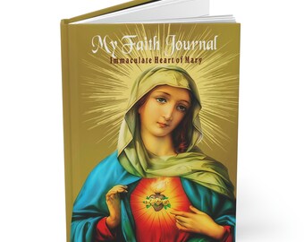 My Catholic Journal, Immaculate Heart of Mary Hardcover Journal Matte