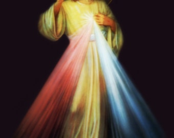 Jesus Divine Mercy en Inglés 8x10 Para Imprimir