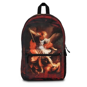 St Michael Erzengel Engel katholische Heilige von Guido Reni Rucksack