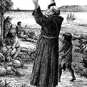 8&quot;x10&quot; Digital DIY Print of St Junipero Serra Catholic Saint in San Diego California