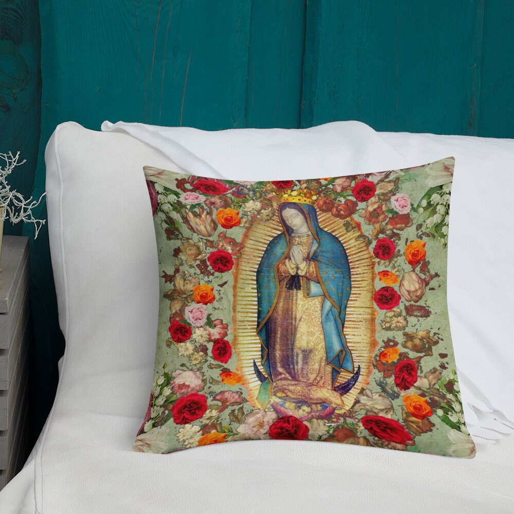Housse de coussin GUADALUPE - Bleu - Kiabi - 29.50