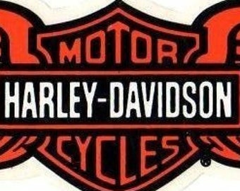 NOS 70年代 Winged Bar & Shieldデカール ビンテージ Vintage 1990s Licensed Harley Davidson Bar Shield Decal Sticker