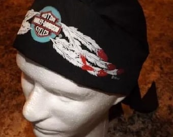 Vintage Harley-davidson Embroidered Live to Ride Black  display picture 3