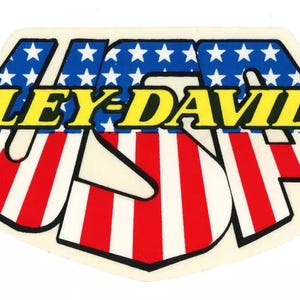 Vintage Harley Davidson Decals - Etsy