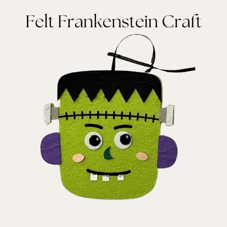 Frankenstein Halloween Party Favor Craft Kits for Kids Halloween Crafts for Classroom Halloween Party Easy Crafts for Halloween Frankenstein Party Kids Boo Basket