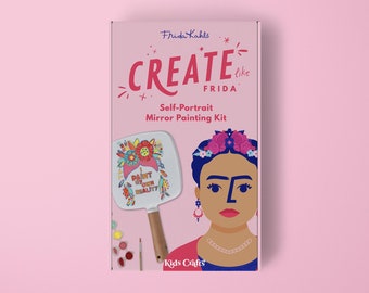 Girl Christmas Gifts for Crafty Tweens Painting Craft Kit inspired by Frida Kahlo Perfect Holiday Gift for Kids to Encourage Creativity