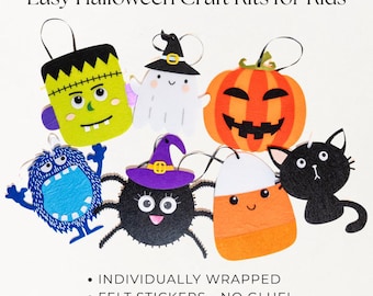 Halloween Party Favor Craft Kits for Kids Halloween Crafts for Classroom Halloween Party Easy Crafts for Halloween Party Kids Boo Basket