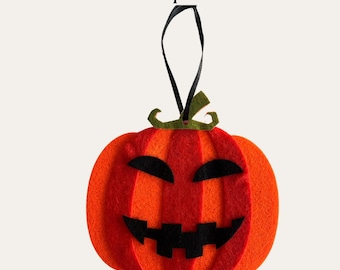 Pumpkin Halloween Craft Kit for Kids Easy Craft Kits Halloween Felt Pumpkin Halloween Classroom Activity Dementia Activity 5-Minute Crafts