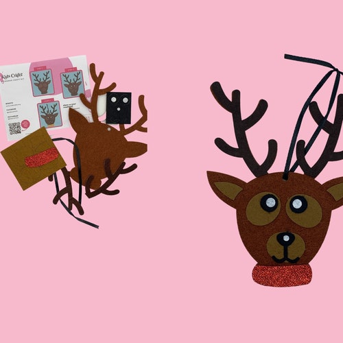 5-minute Crafts Reindeer DIY Craft Kits for Kids Felt - Etsy New Zealand