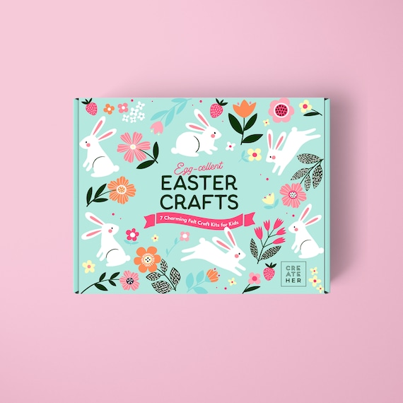 Felt Easter Craft Kit: 7 Kids' Easter Basket Stuffers