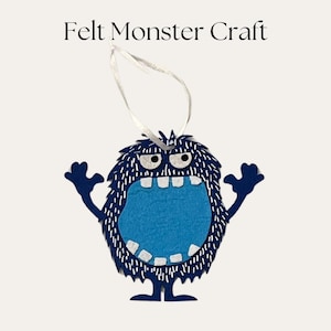 Monster Halloween Party Favor Craft Kits for Kids Halloween Crafts for Classroom Halloween Party Easy Crafts for Halloween Monster Party Kids Boo Basket