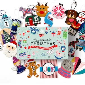 Advent Calendar Kids, Christmas Advent Calendar, Advent Calendar, Girls Advent Calendar, Craft Advent Calendar