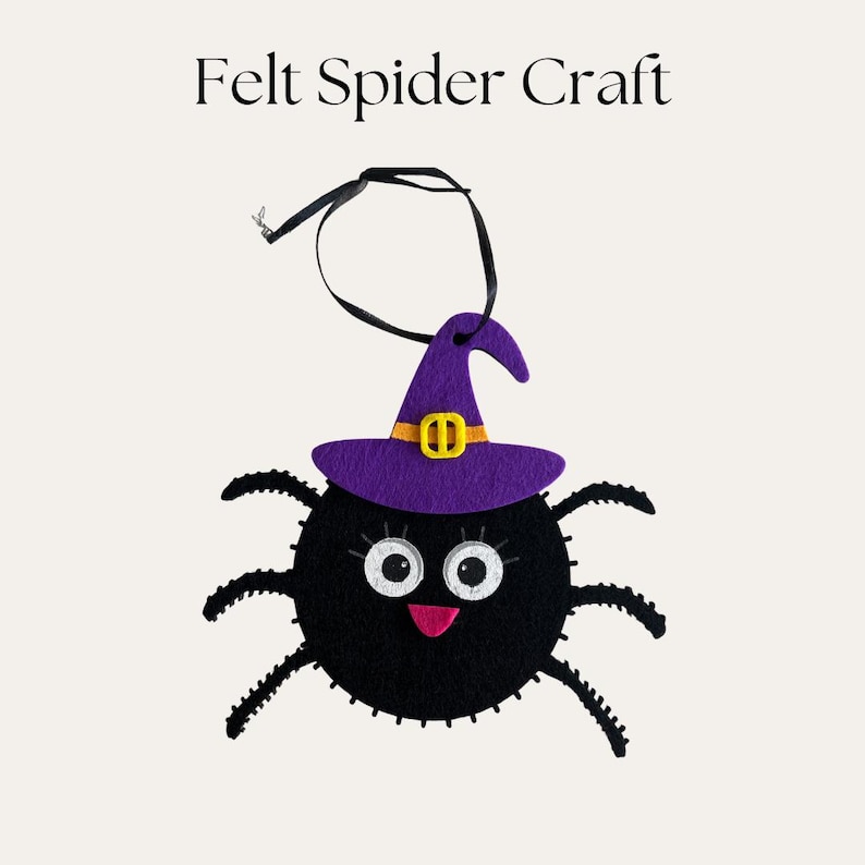 Spider Halloween Party Favor Craft Kits for Kids Halloween Crafts for Classroom Halloween Party Easy Crafts for Halloween Spider Party Kids Boo Basket
