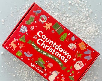 Kids Crafts Christmas Advent Calendar DIY Craft Advent Calendar 25 DIY Christmas Ornaments for Kids Advent Calendar Toddler Easy Crafts