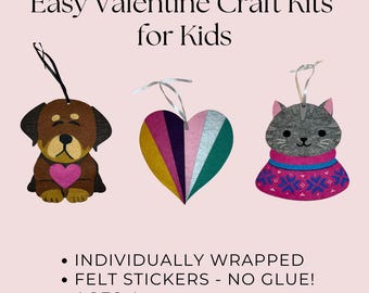 Felt Ornament Craft Kit: 5-Minute Kids Party Favor Activity