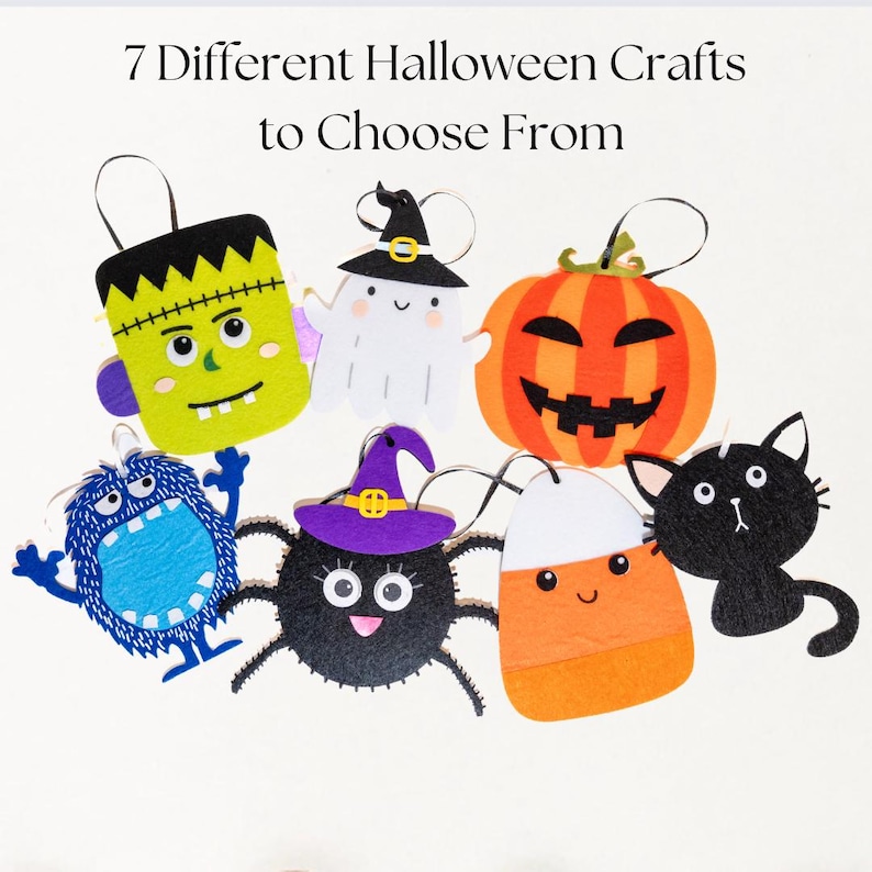 Halloween Party Favor Craft Kits for Kids Halloween Crafts for Classroom Halloween Party Easy Crafts for Halloween  Party Kids Boo Basket