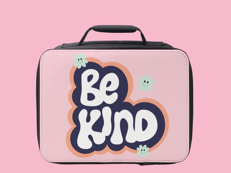 Be Kind Reusable Lunch Bag  Lunch Box featuring Quotes for image 2