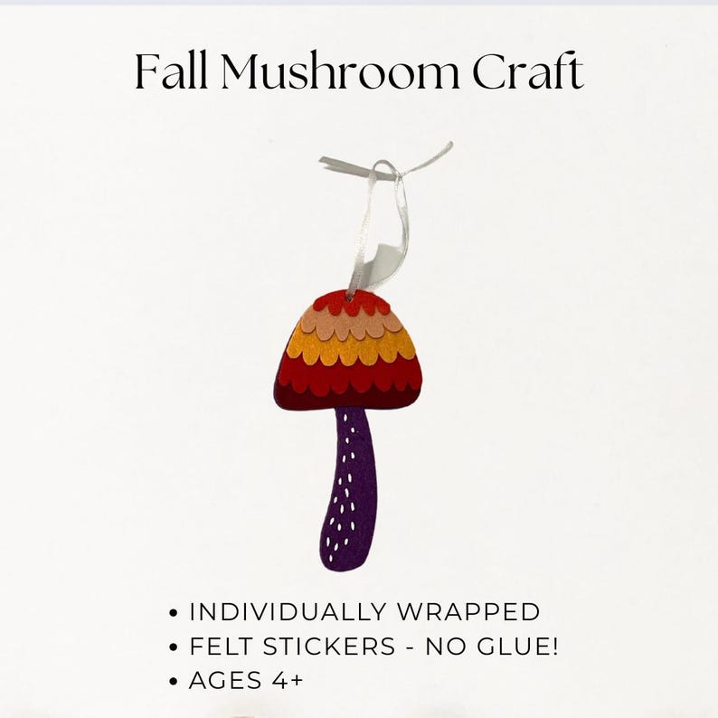 Thanksgiving Table Favors Thanksgiving Activities for Kids Thanksgiving Crafts Classroom Party Favors Easy Crafts Thanksgiving Gift Basket Mushroom Craft Kit