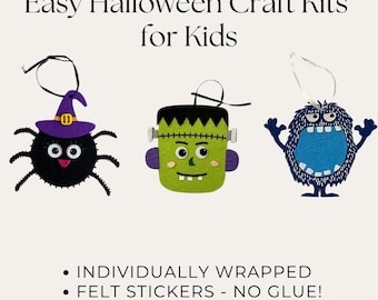 Halloween Party Favor Craft Kits for Kids Halloween Crafts for Classroom Halloween Party Easy Crafts for Halloween Party Kids Boo Basket