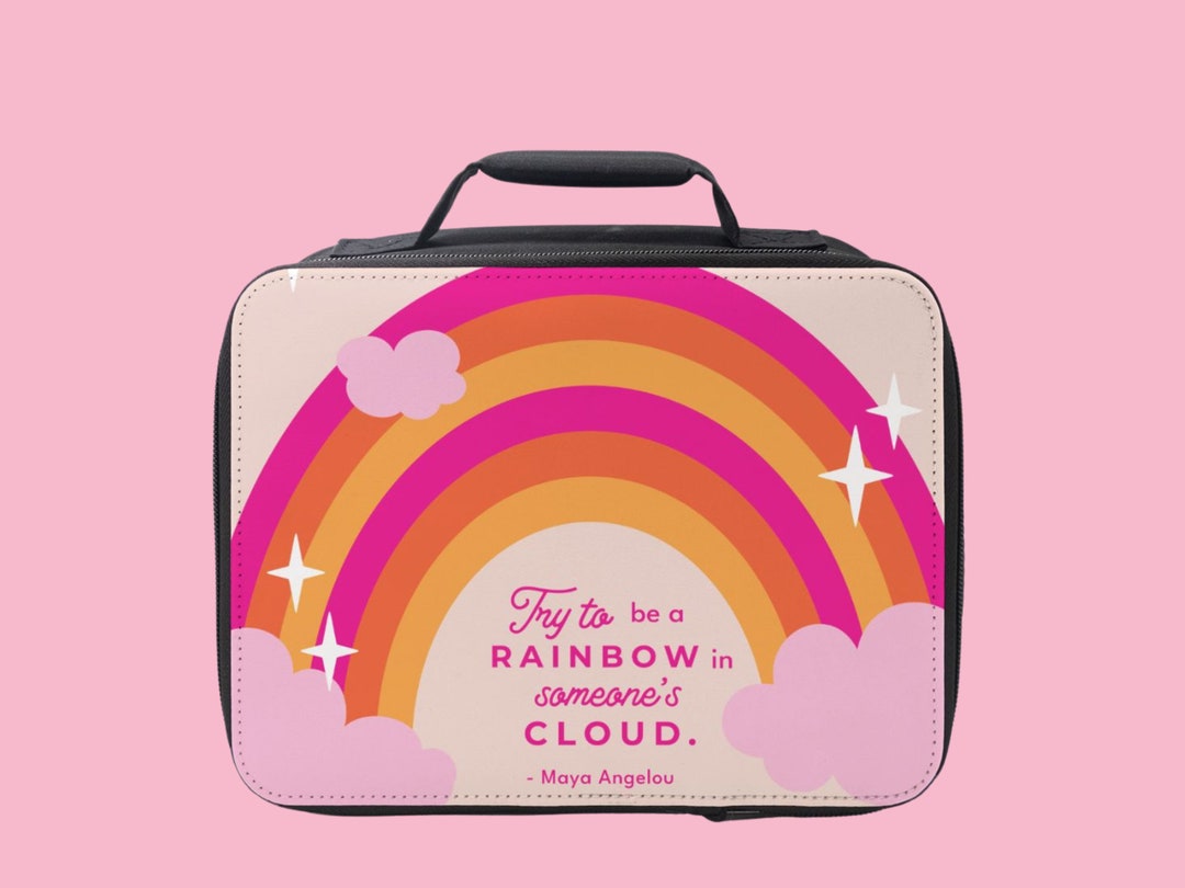 Girls Lunchbox for Kids Lunch Box Cute Rainbow Kids Lunch Bag for Girls