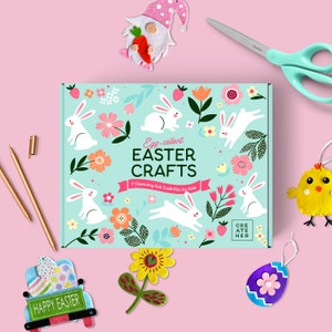 8PCS DIY Mosaic Tiles Easte Cafts Kits, Make You Own